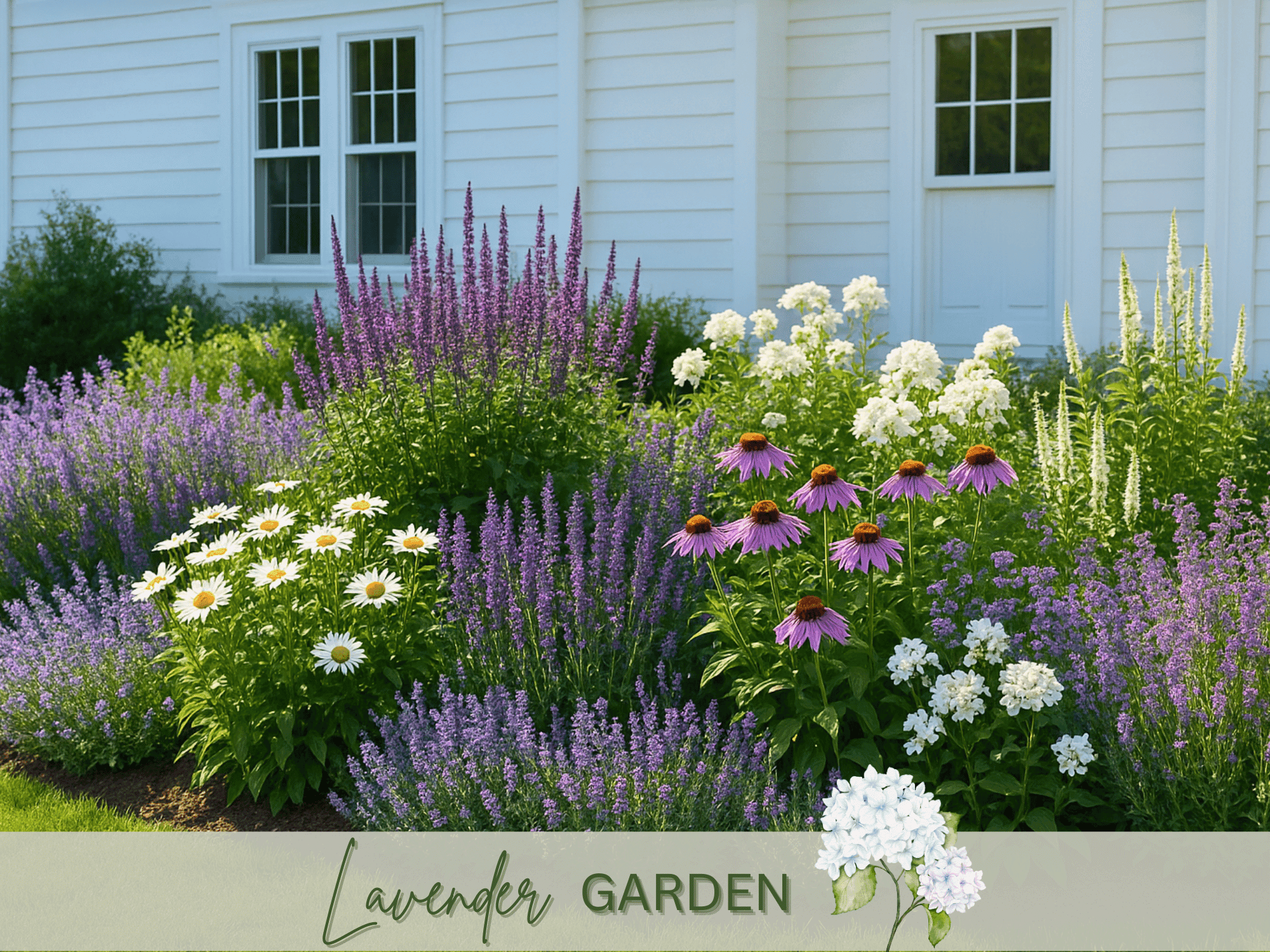 Elegant Lavender Garden Design Plan - image 1