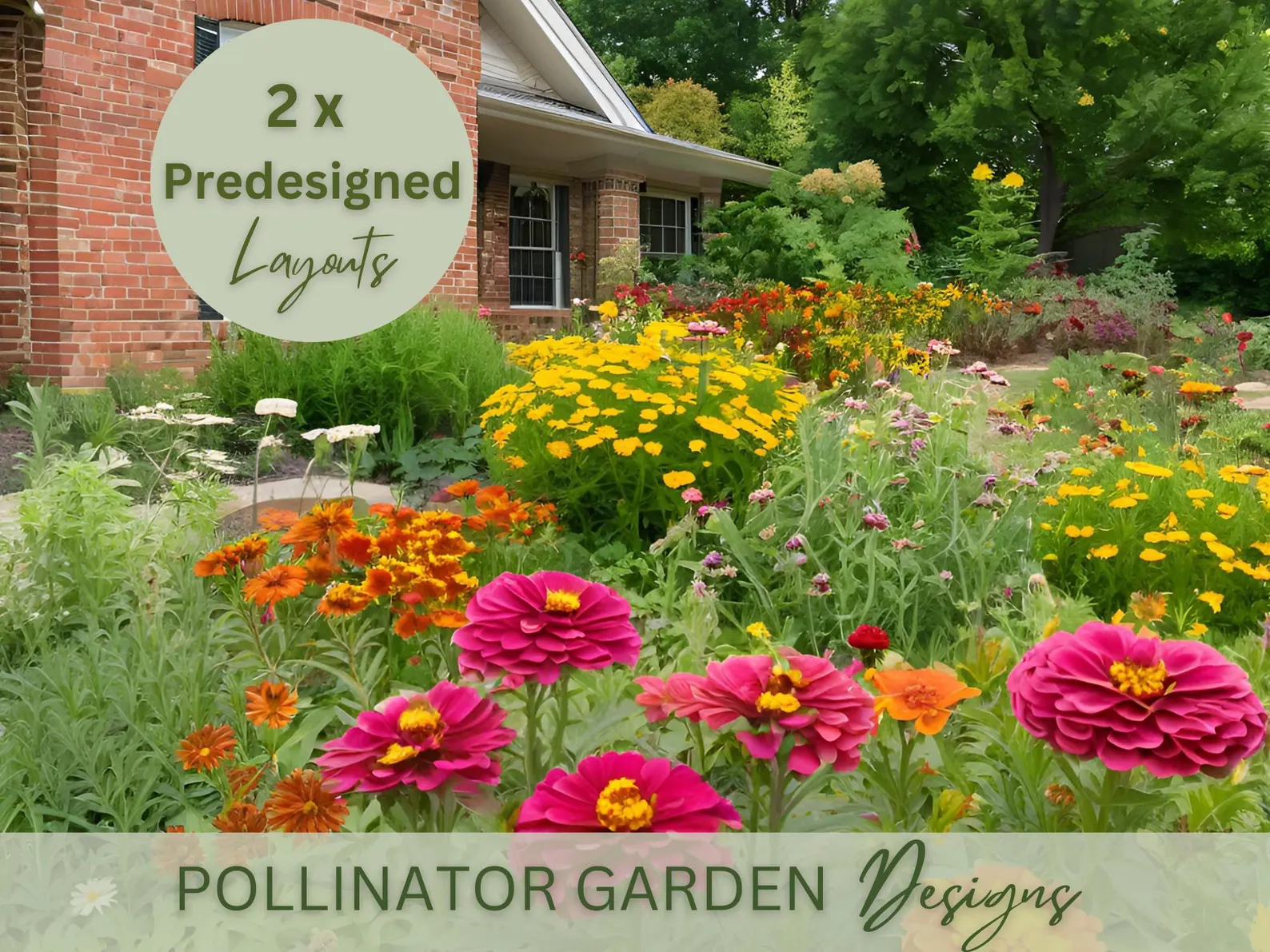 Pollinator Garden Plans Landscape Design